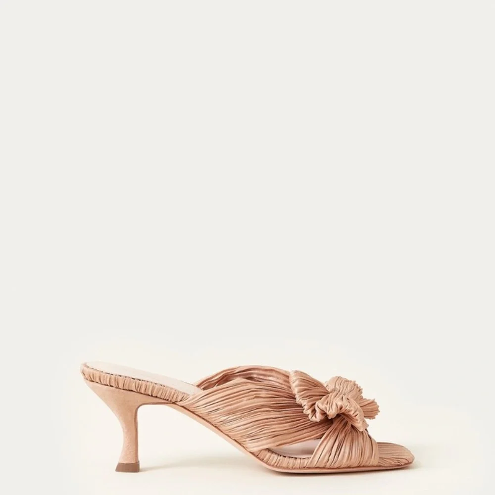 Loeffler Randall Eugenia Bow Mule in Dune - Picture 12 of 13